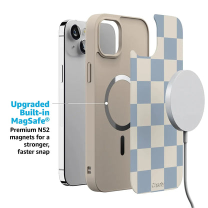 Fit Check | Light Blue Checkerboard Case
