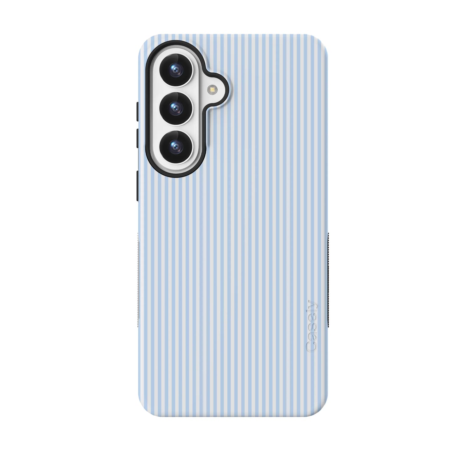 Stripes and the City | Light Blue Pinstripe Case - Galaxy S26 Plus