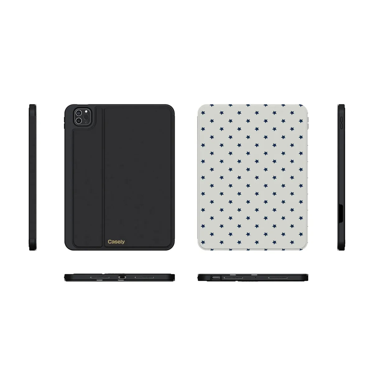 Tiny Stars | Blue & White iPad Case