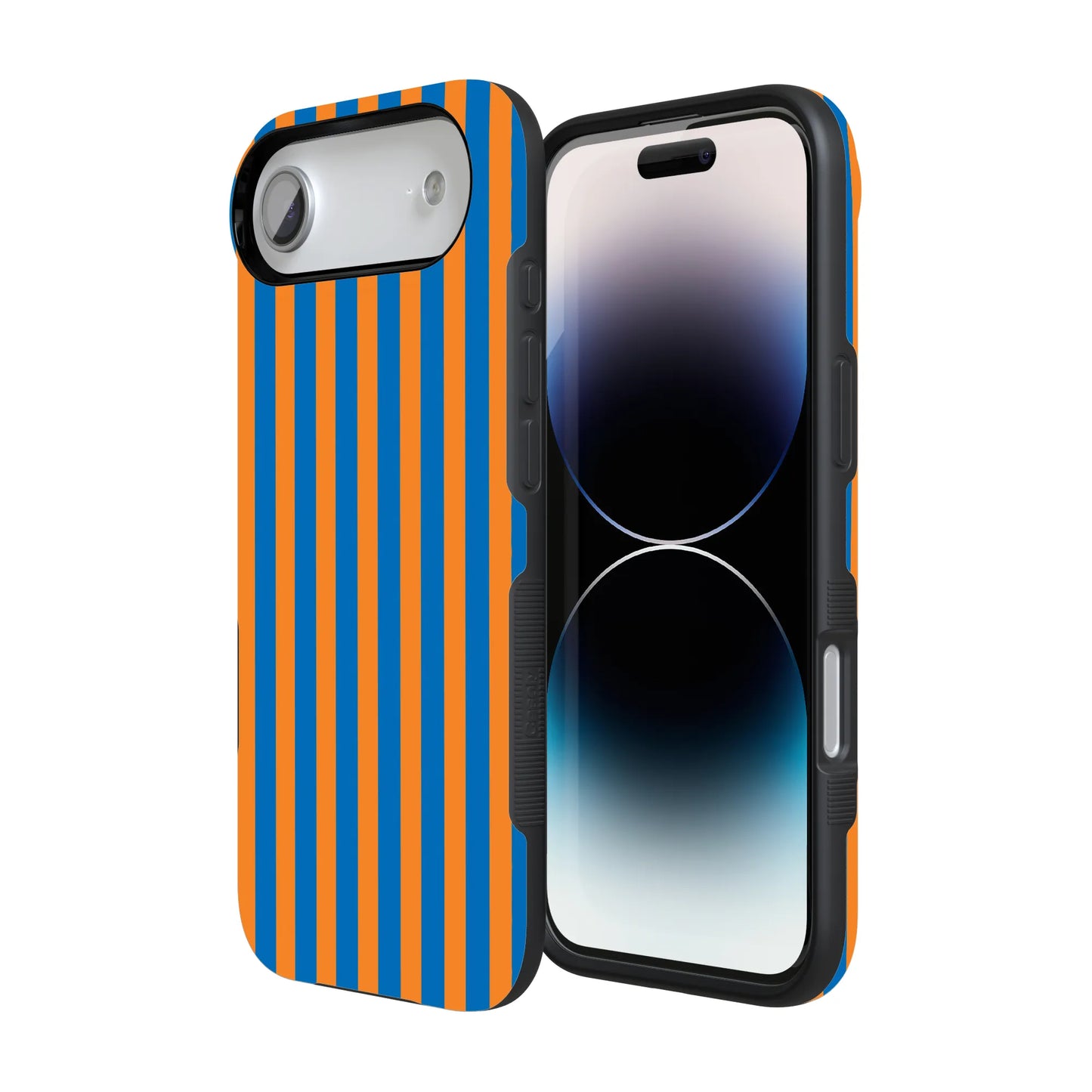 Go New York | Blue & Orange Stripes Case