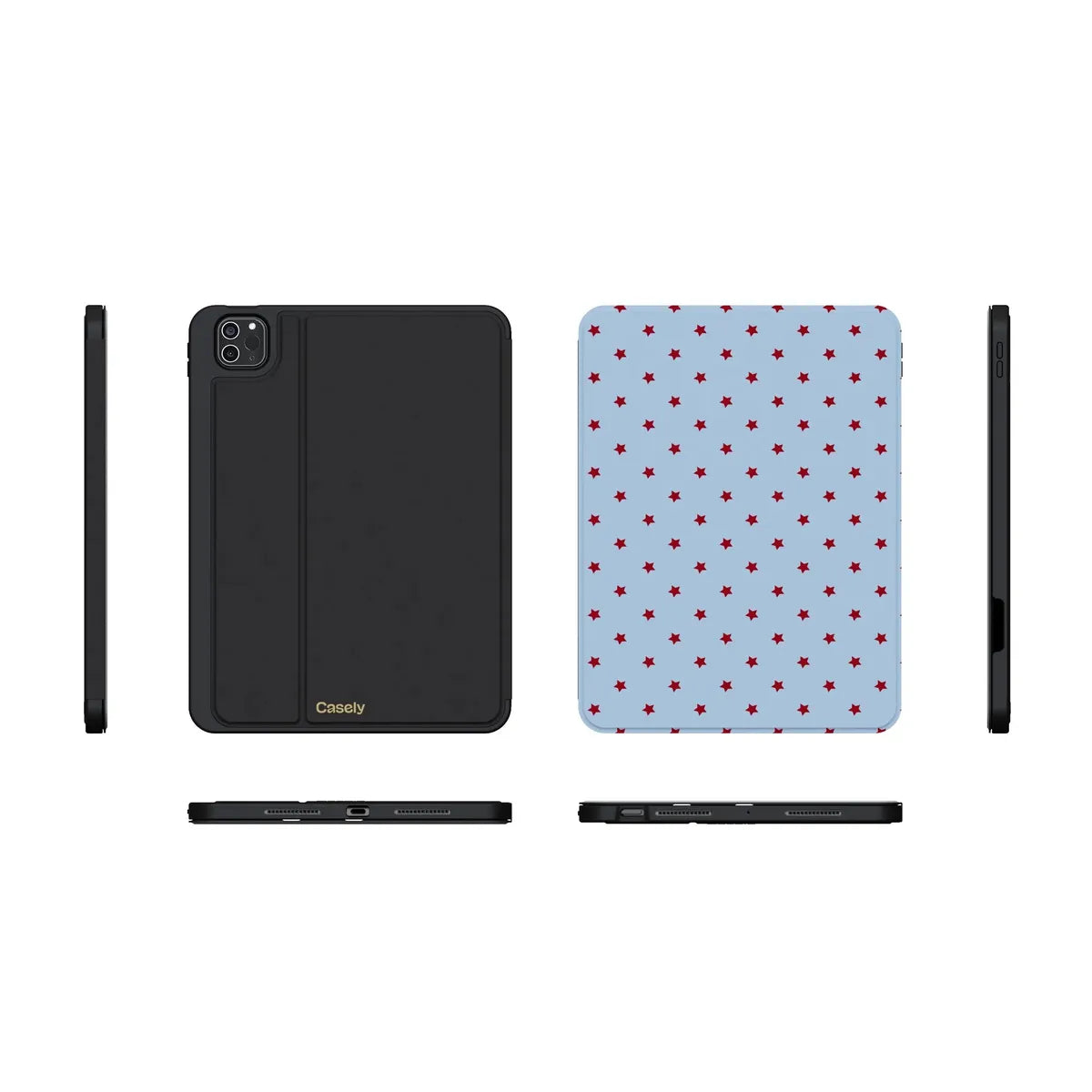 Tiny Stars | Red & Blue iPad Case