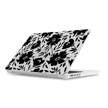 Dark Fantasy | Contrast Floral Laptop Shell