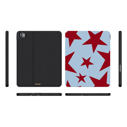 Stars Align | Blue & Red Stars iPad Case