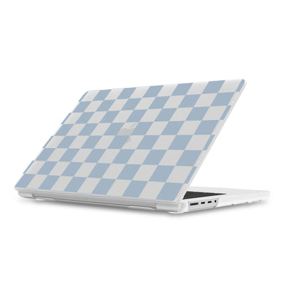 Fit Check | Light Blue Checkerboard Laptop Shell