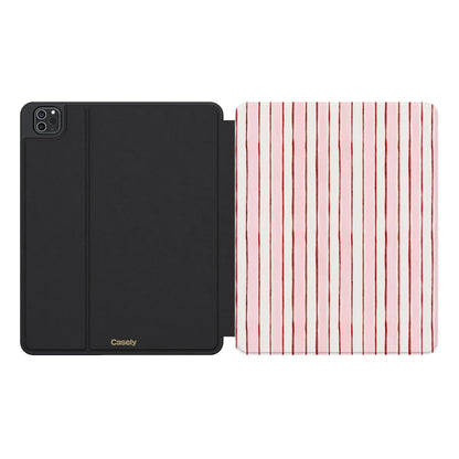 Pretty in Pastel | Blush Stripes iPad Case
