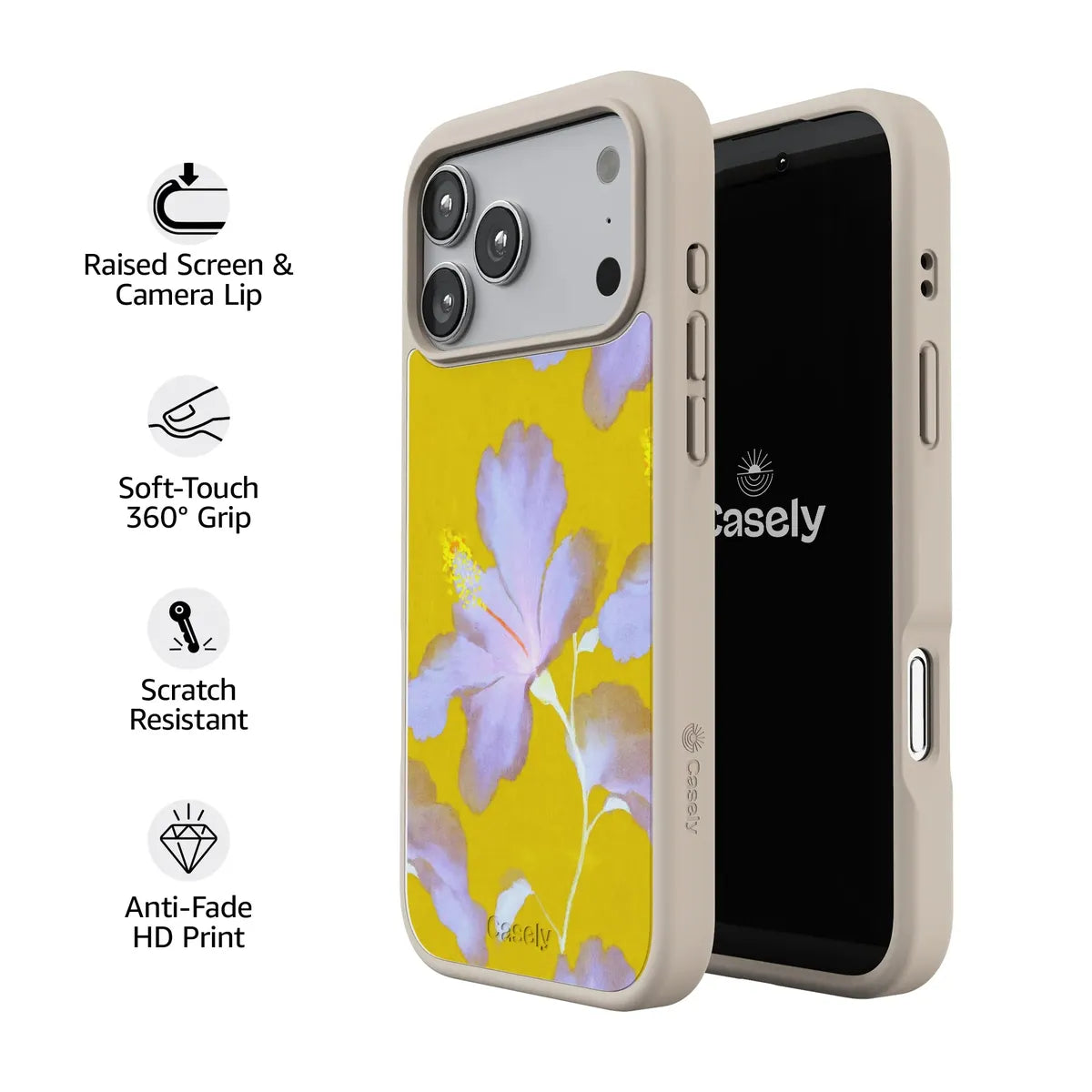 Hibiscus Haze | Painted Floral Case