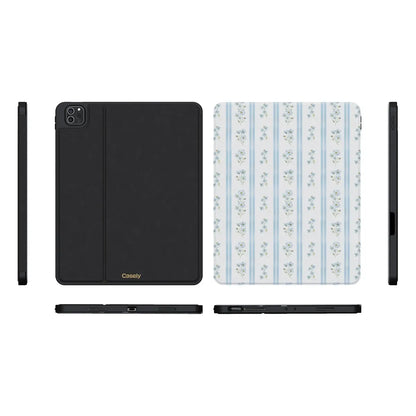Cottage Stripe | Blue Floral iPad Case