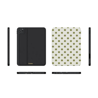 Spotted in SoHo | Green Polka Dot iPad Case
