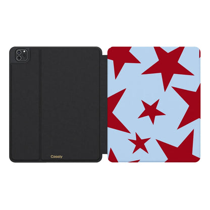 Stars Align | Blue & Red Stars iPad Case