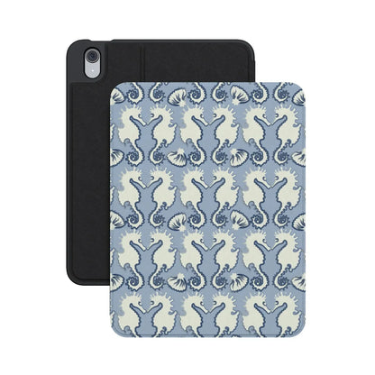 Seahorse Drift | Coastal Blues iPad Case