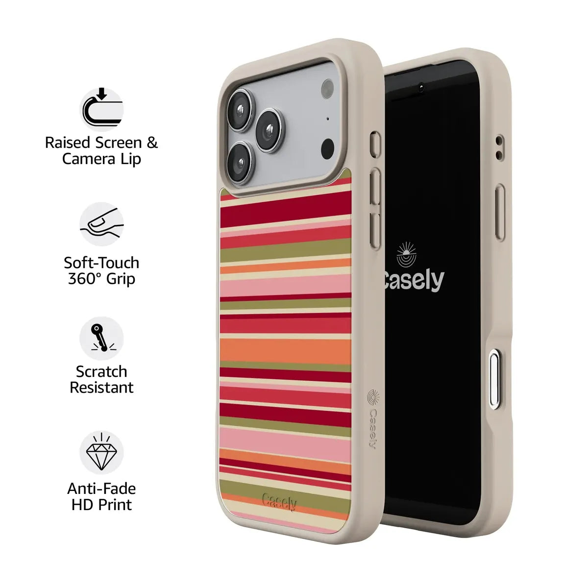 Citrus Stripes | Poolside Print Case
