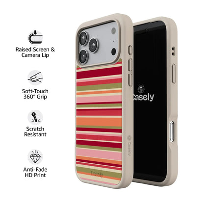 Citrus Stripes | Poolside Print Case