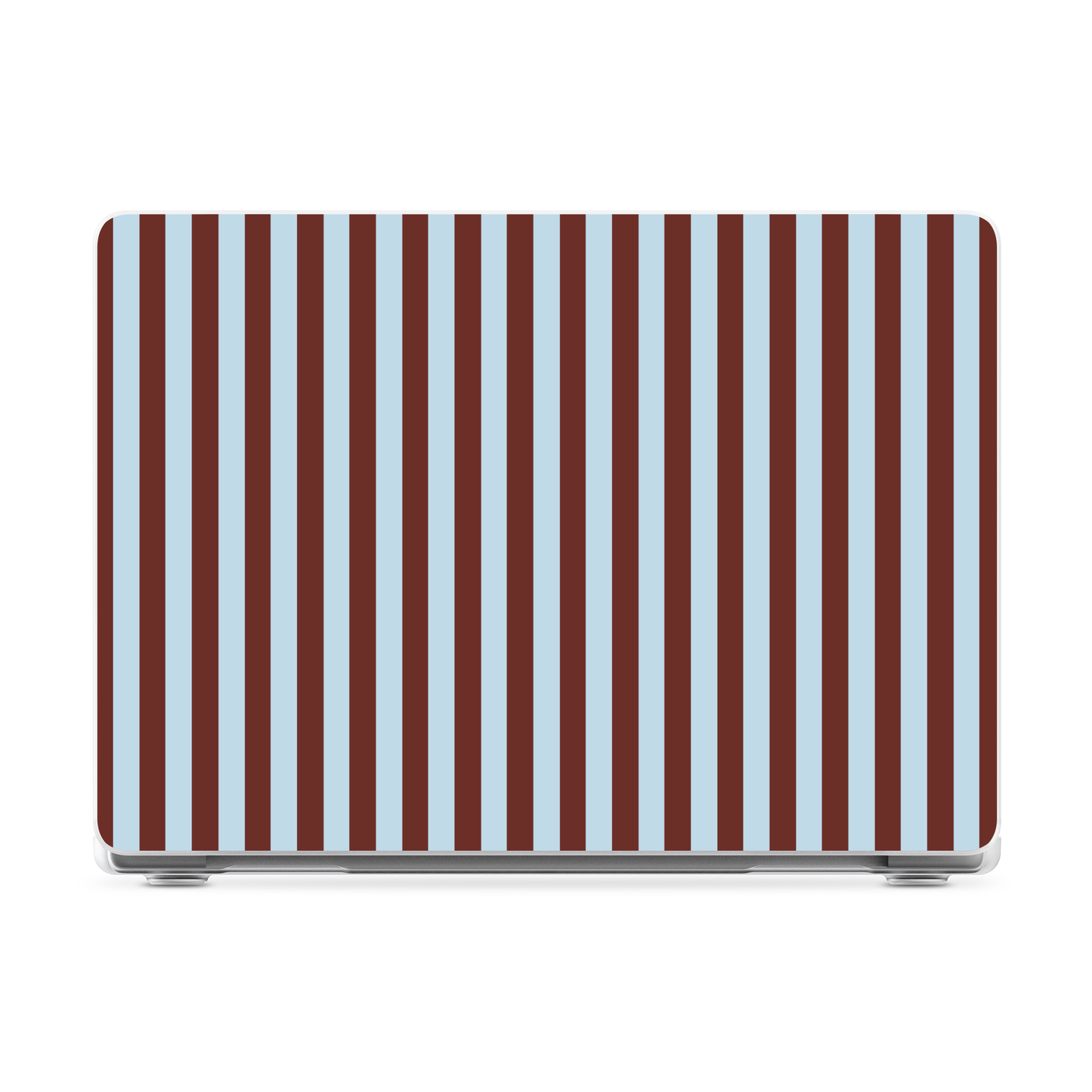 Sunday in Brooklyn | Blue Stripes Laptop Shell