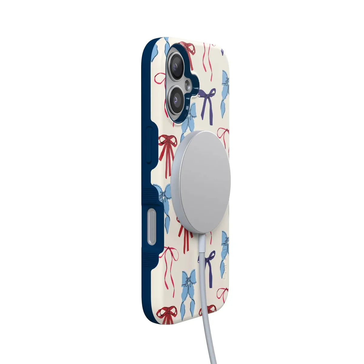 American Girlie | Red White & Blue Bows Case