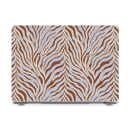 Untamed | Brown & Blue Zebra Laptop Shell - 16" MacBook Pro