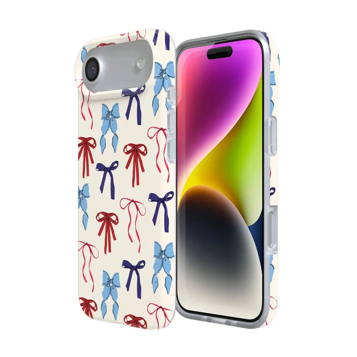 American Girlie | Red White & Blue Bows Case