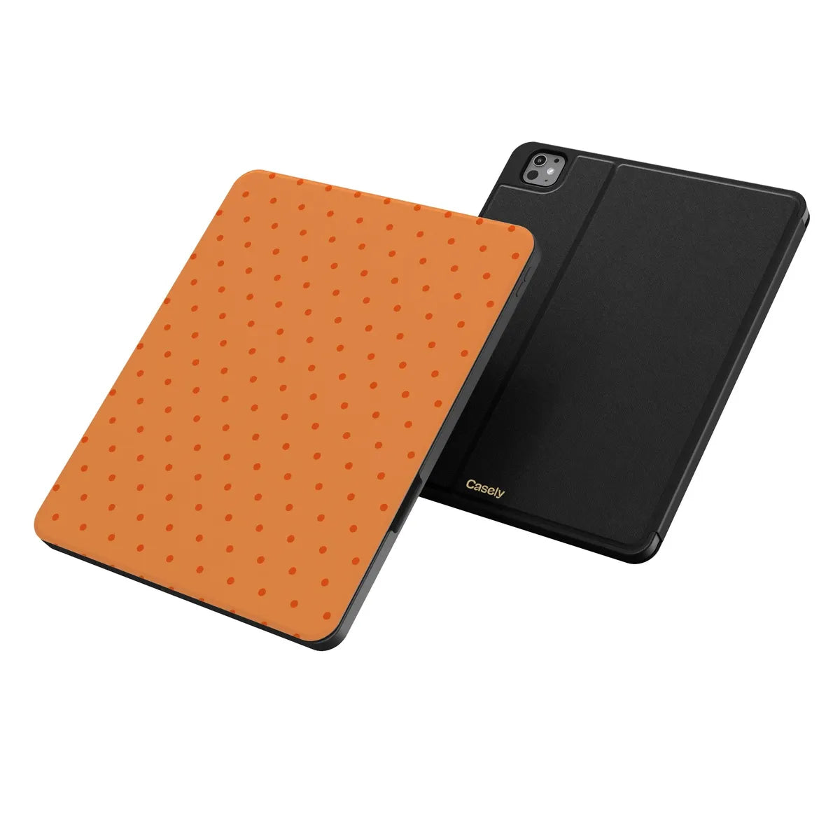 On the Dot | Orange Polka Dot iPad Case