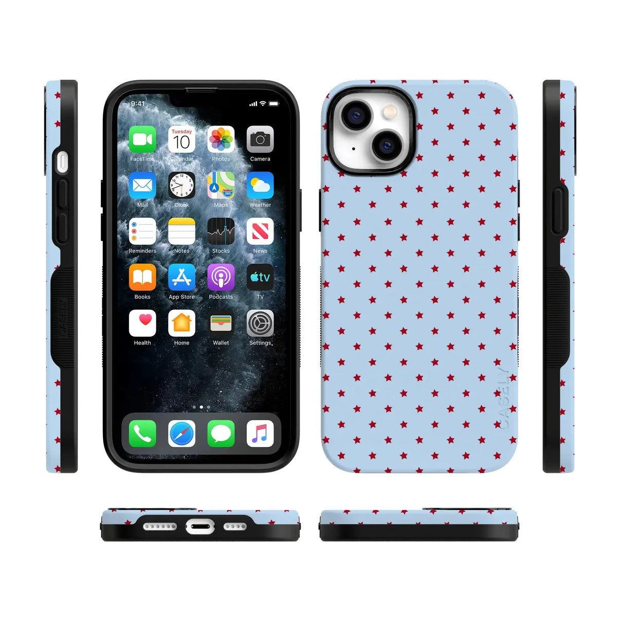 Tiny Stars | Red & Blue Case