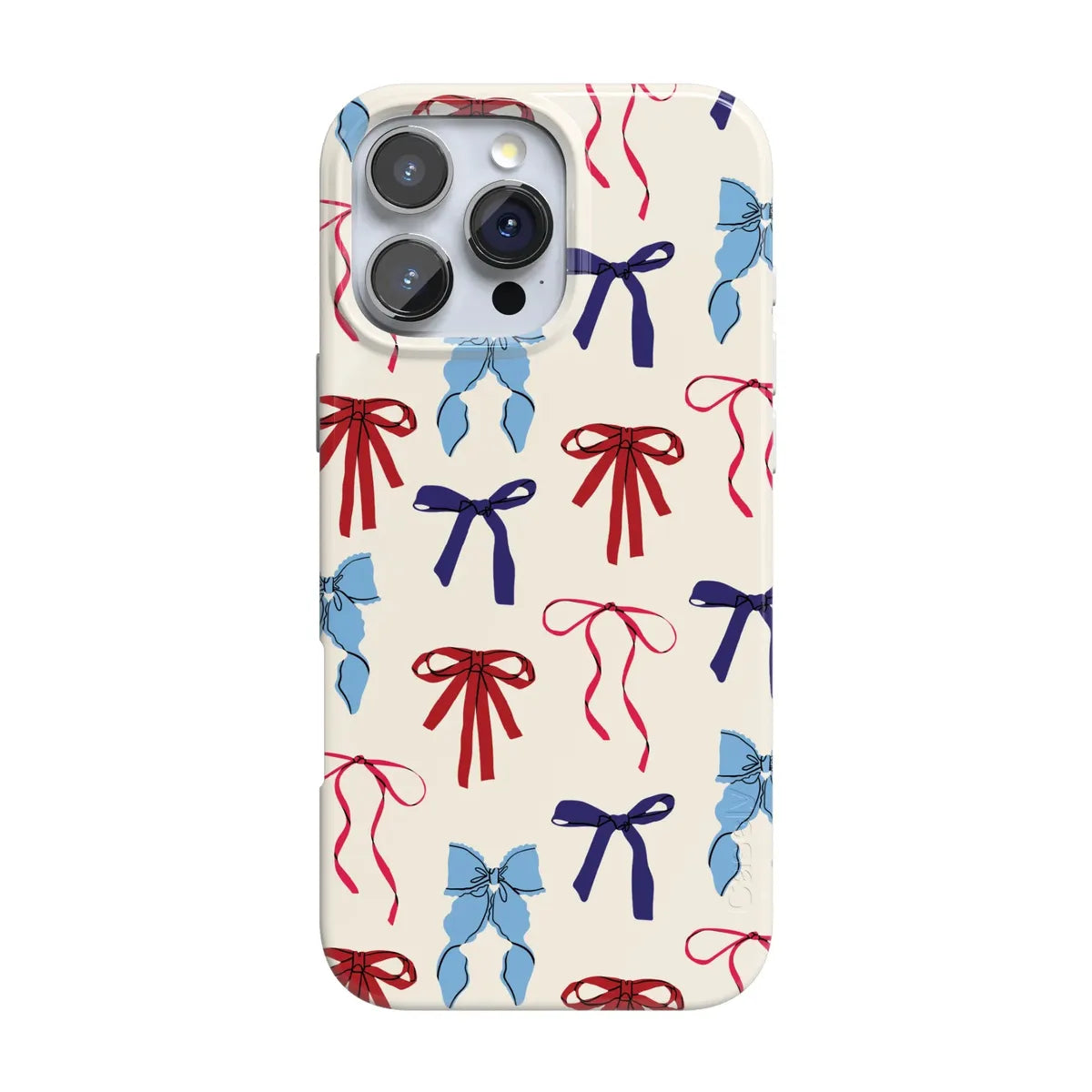 American Girlie | Red White & Blue Bows Case - iPhone 16 Pro