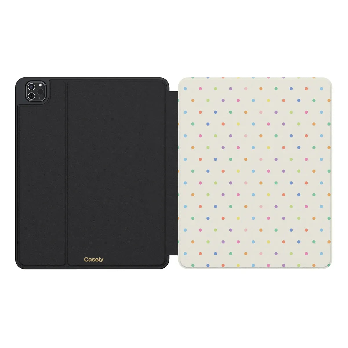 On the Dot | Rainbow Polka Dot iPad Case