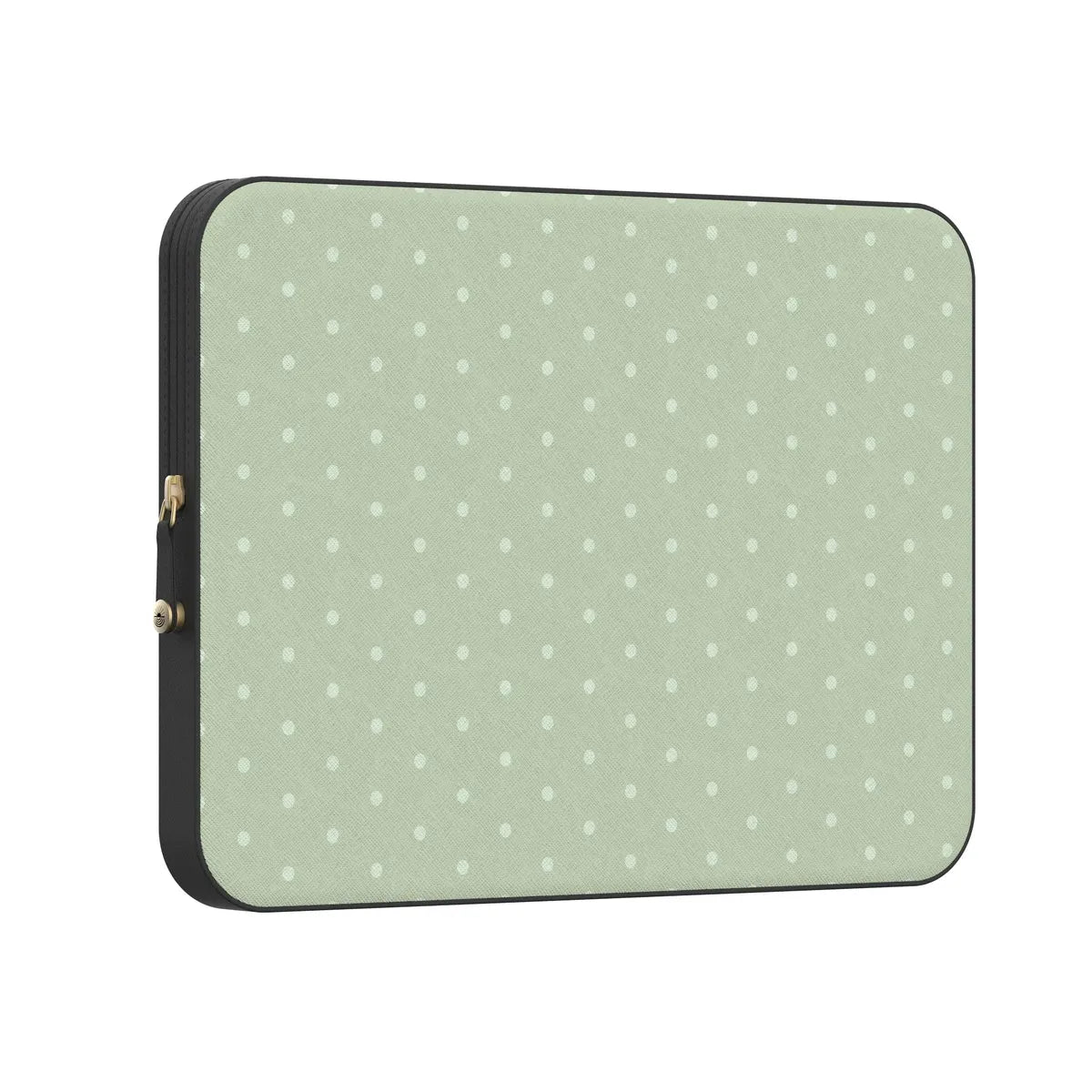 On the Dot | Green Polka Dot Laptop Case