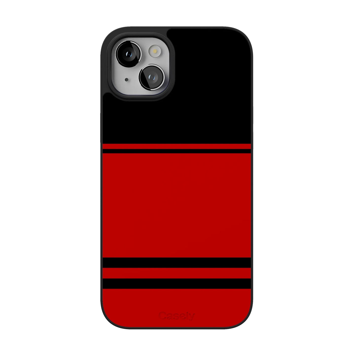Go Canes | Black & Red Striped Case - iPhone 13