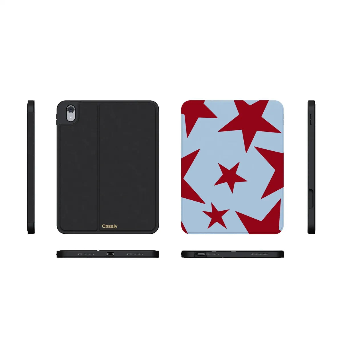 Stars Align | Blue & Red Stars iPad Case