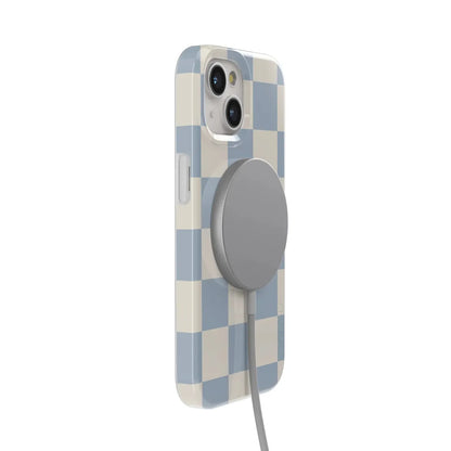 Fit Check | Light Blue Checkerboard Case