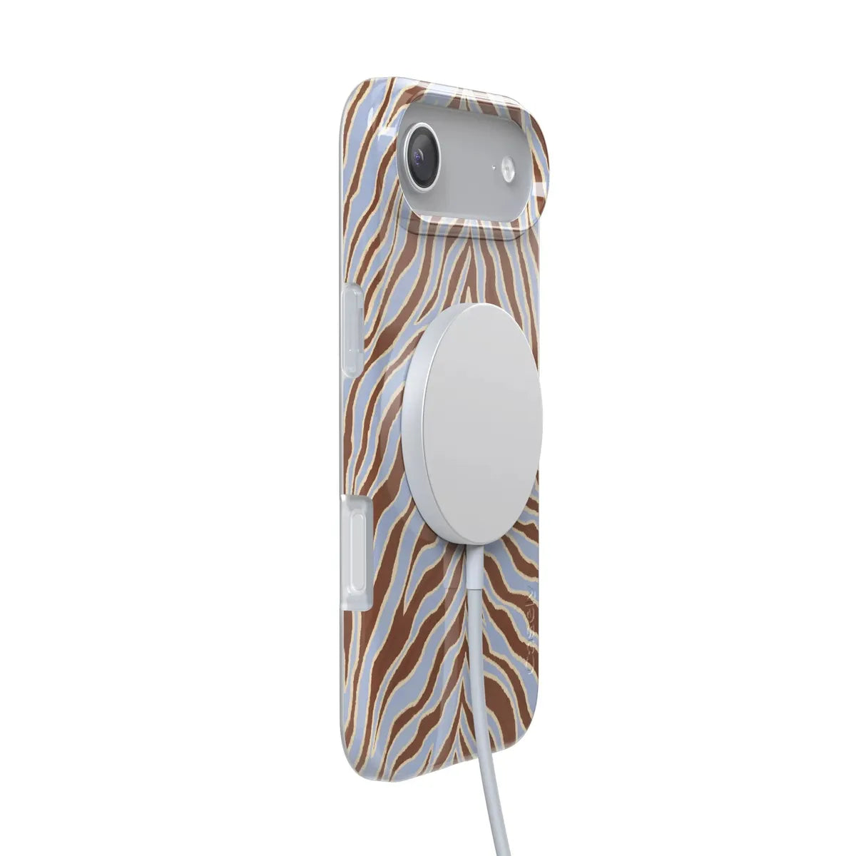 Untamed | Brown & Blue Zebra Case