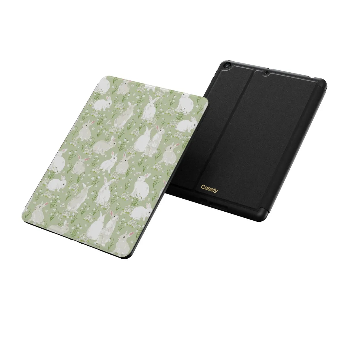 Hop to it | Green Bunny iPad Case