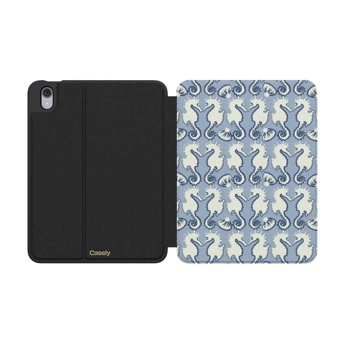 Seahorse Drift | Coastal Blues iPad Case