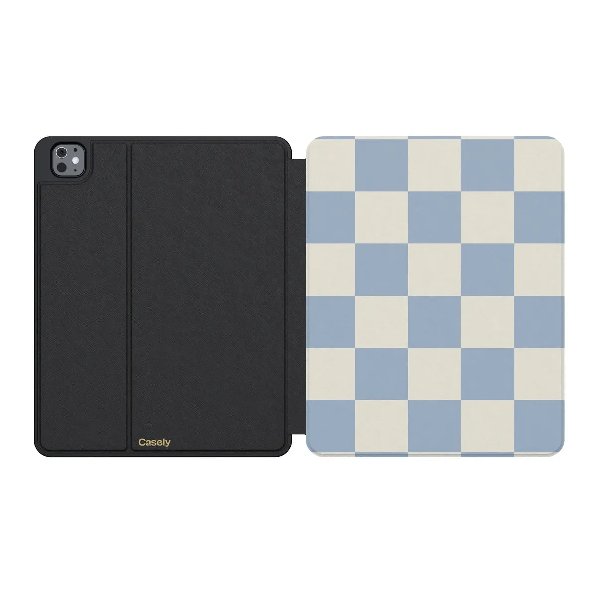 Fit Check | Light Blue Checkerboard iPad Case