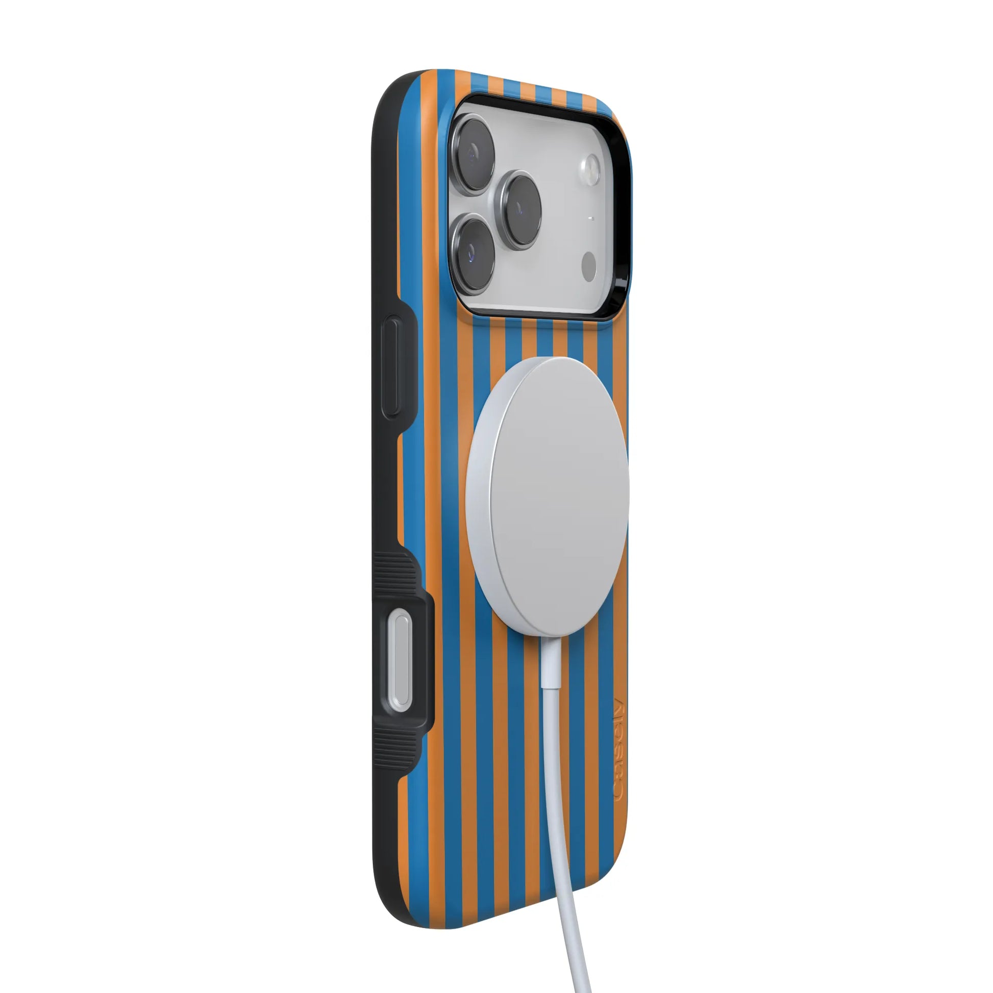 Go New York | Blue & Orange Stripes Case