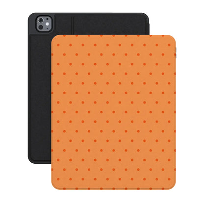 On the Dot | Orange Polka Dot iPad Case