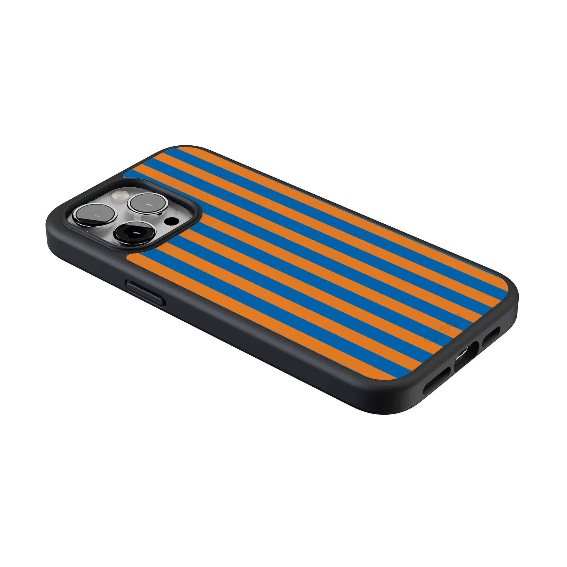 Go New York | Blue & Orange Stripes Case