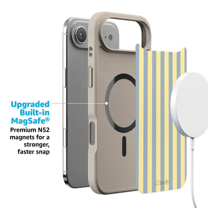 Coastline Stripes | Blue & Yellow Case