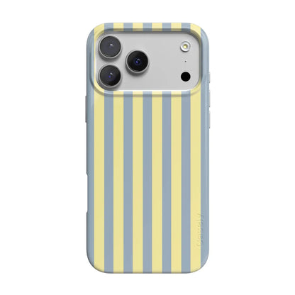 Coastline Stripes | Blue & Yellow Case - iPhone 17 Pro