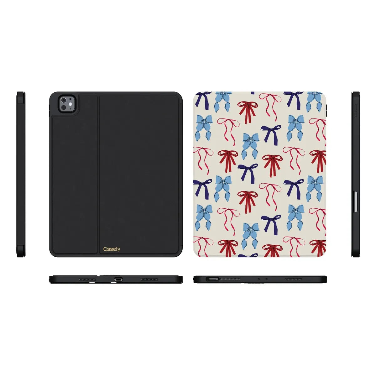 American Girlie | Red White & Blue Bows iPad Case