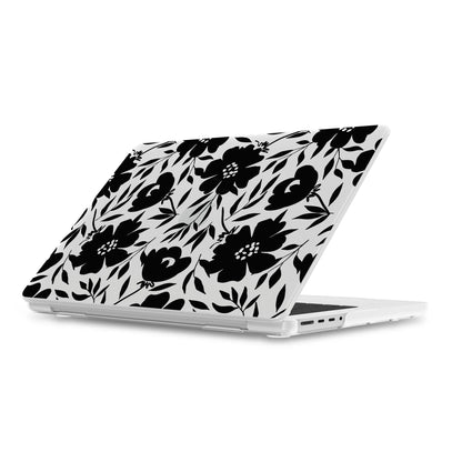 Dark Fantasy | Contrast Floral Laptop Shell