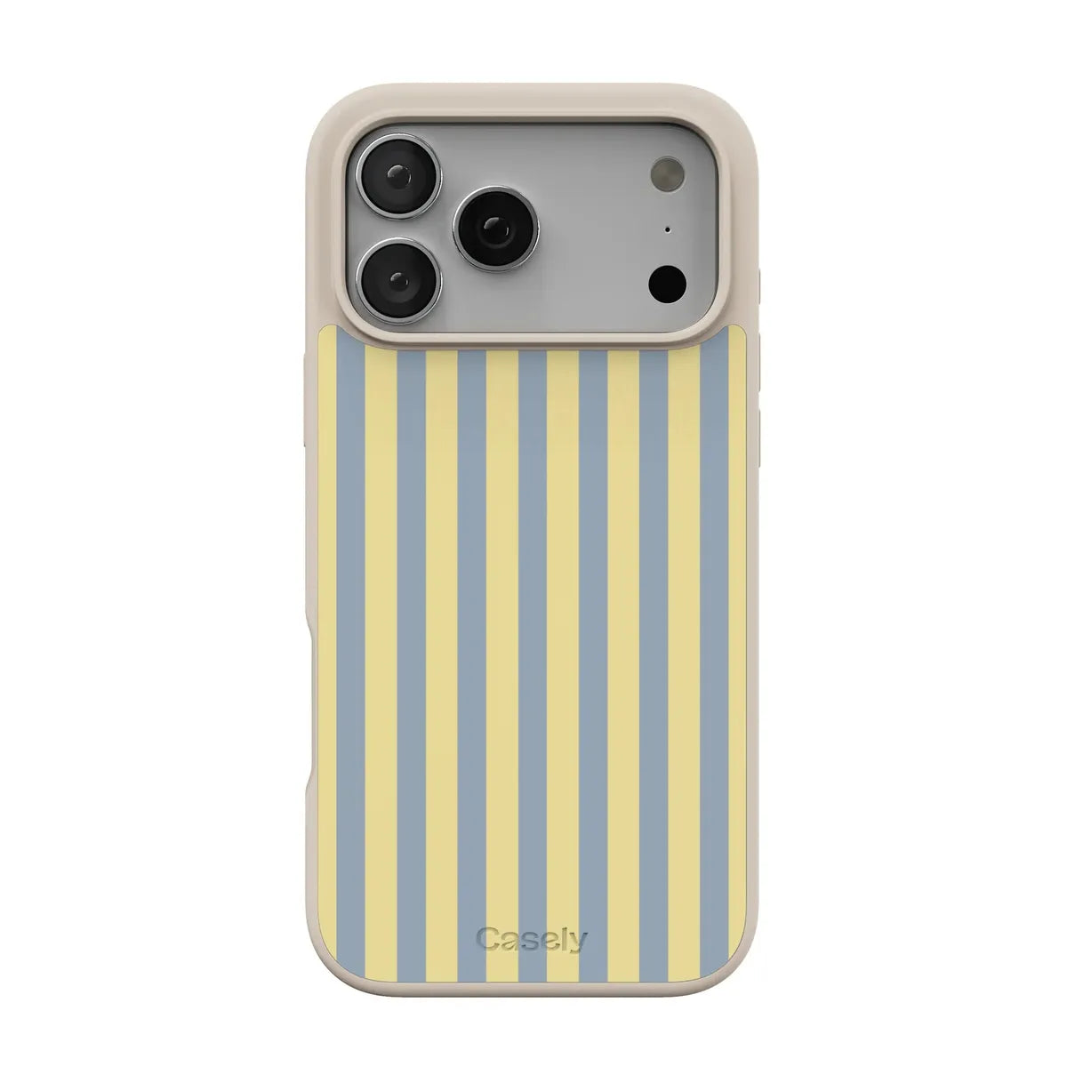 Coastline Stripes | Blue & Yellow Case - iPhone 17 Pro