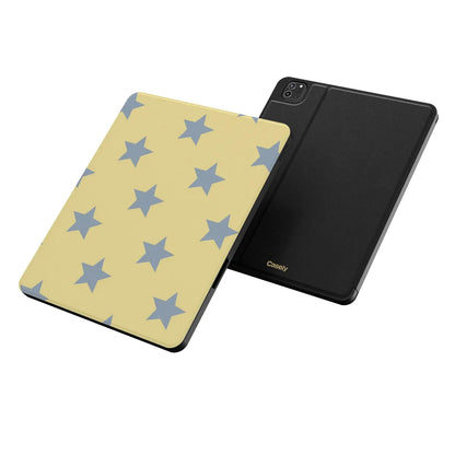 Shine Bright | Butter Yellow Stars iPad Case