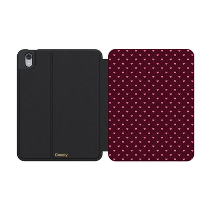 Heart Noir | Tiny Hearts iPad Case