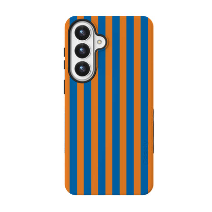 Go New York | Blue & Orange Stripes Case - Galaxy S26 Plus