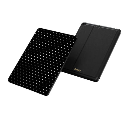 On the Dot | White Polka Dot iPad Case