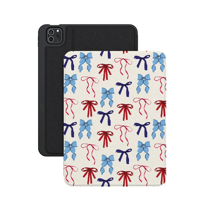 American Girlie | Red White & Blue Bows iPad Case