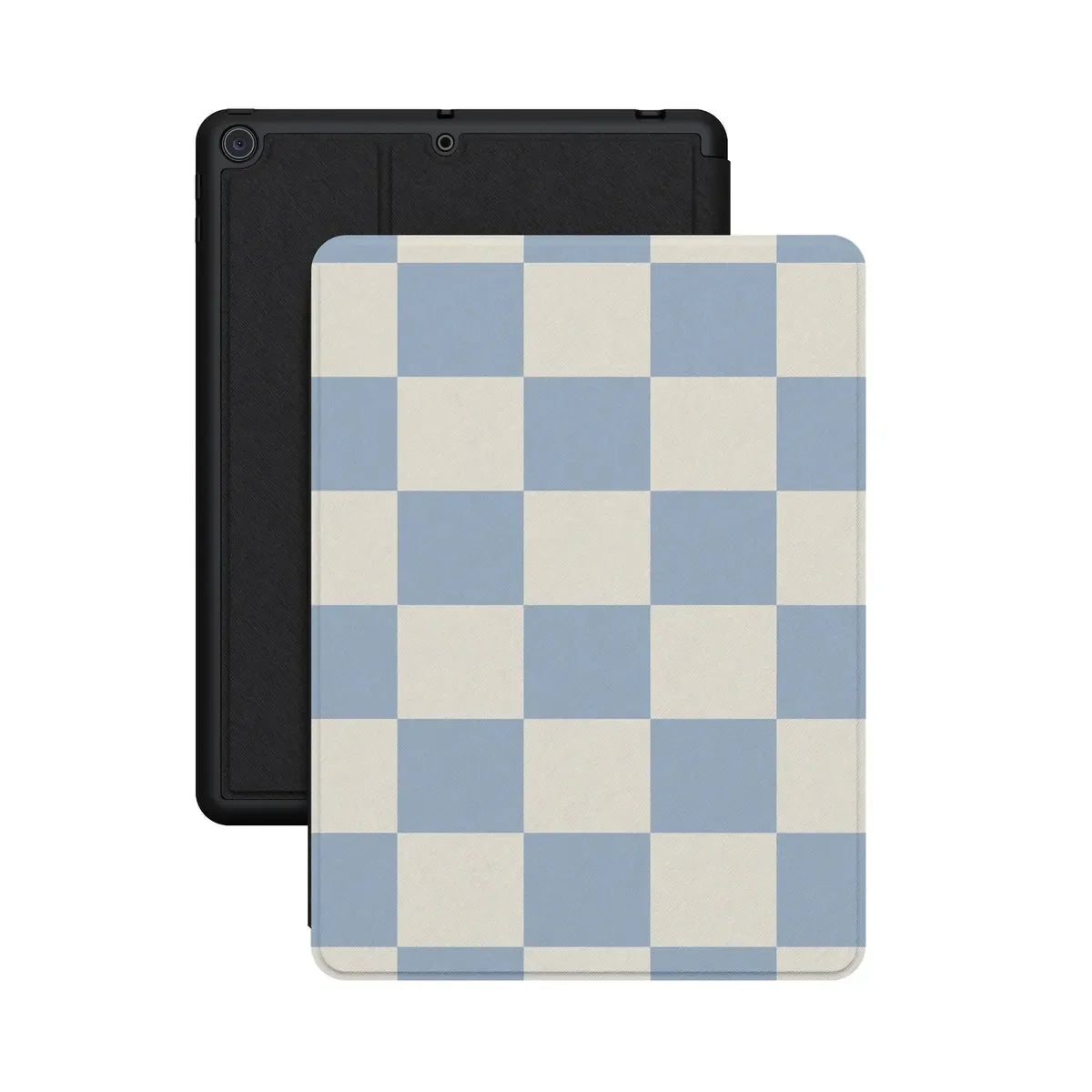 Fit Check | Light Blue Checkerboard iPad Case