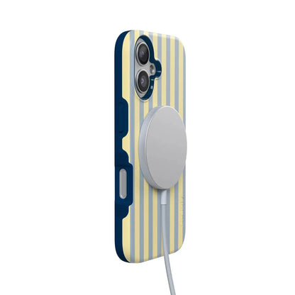 Coastline Stripes | Blue & Yellow Case
