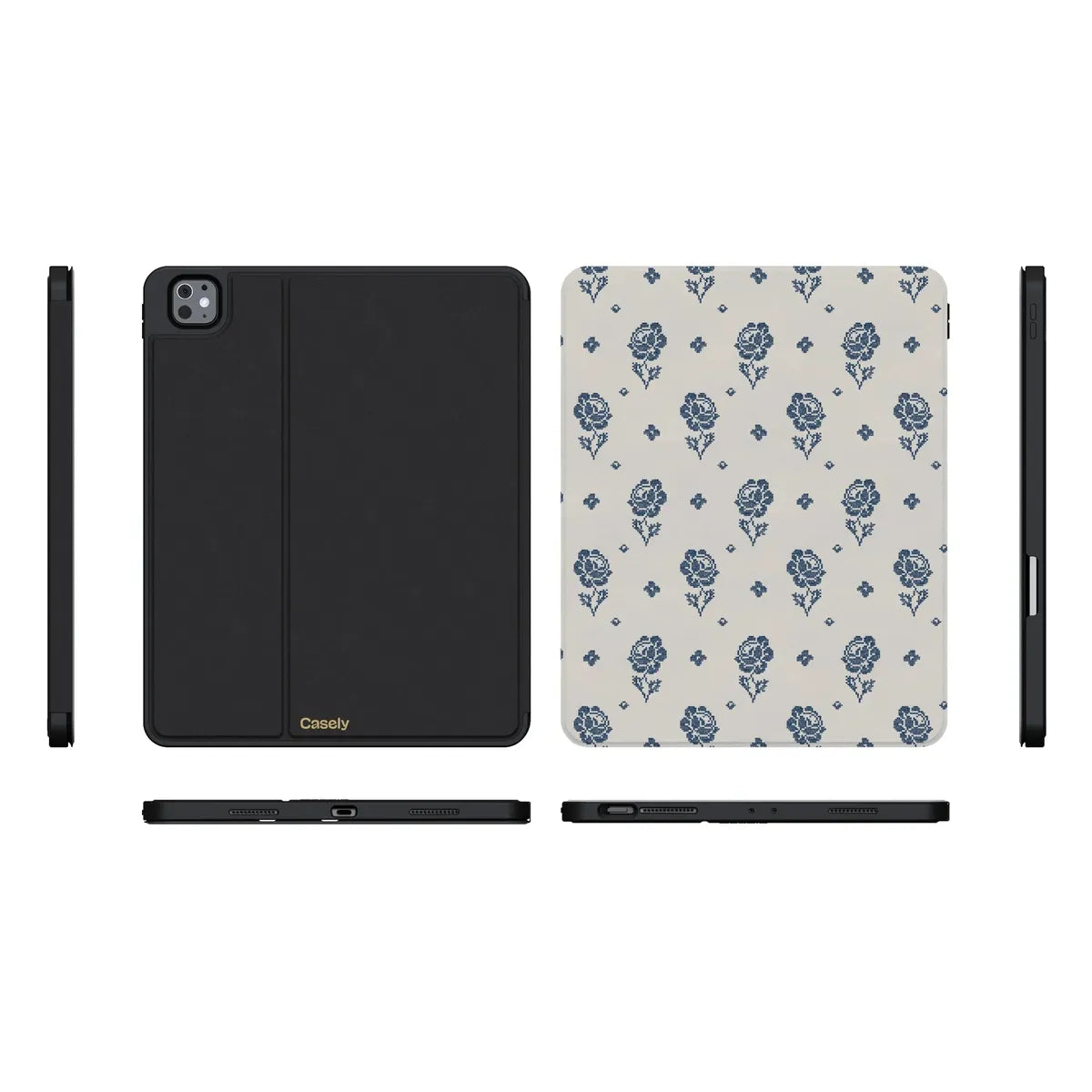 Seaside Stitch | Vintage Roses iPad Case