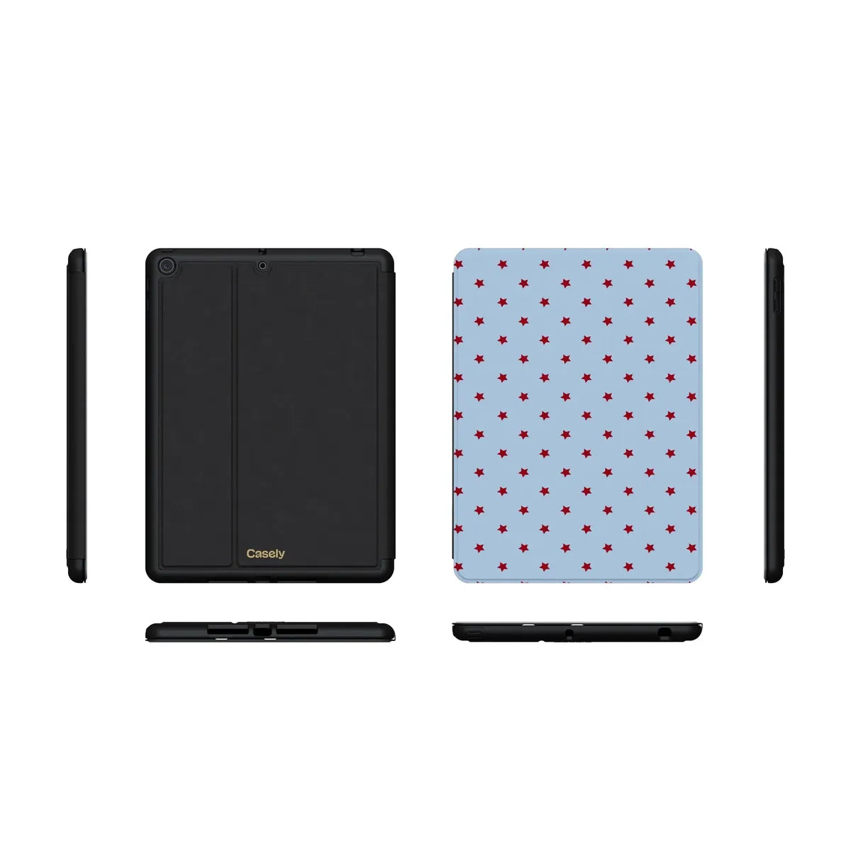 Tiny Stars | Red & Blue iPad Case