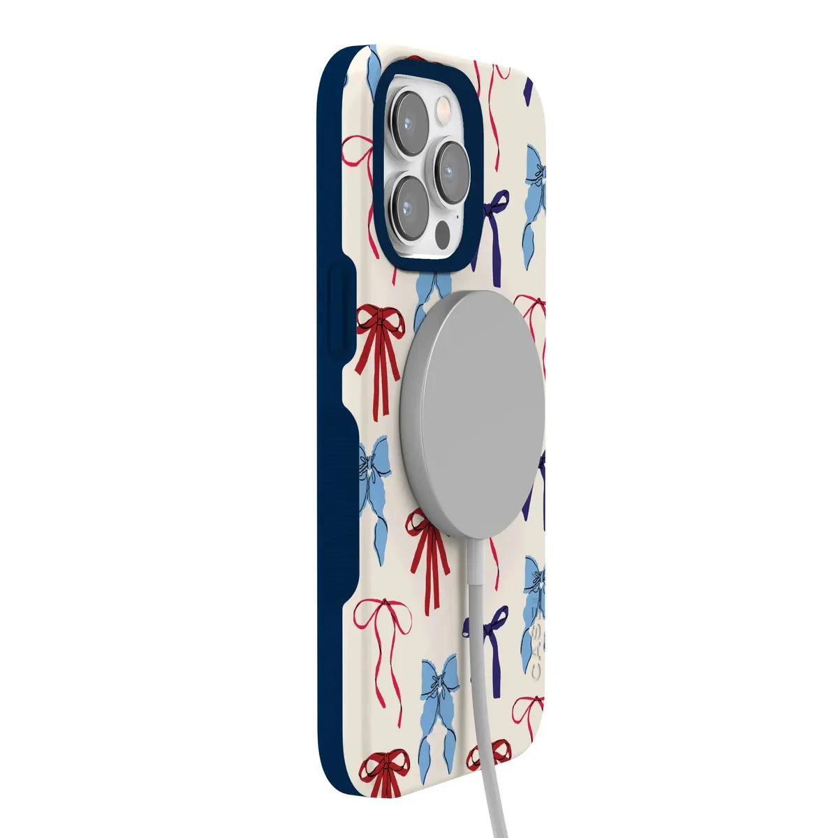 American Girlie | Red White & Blue Bows Case